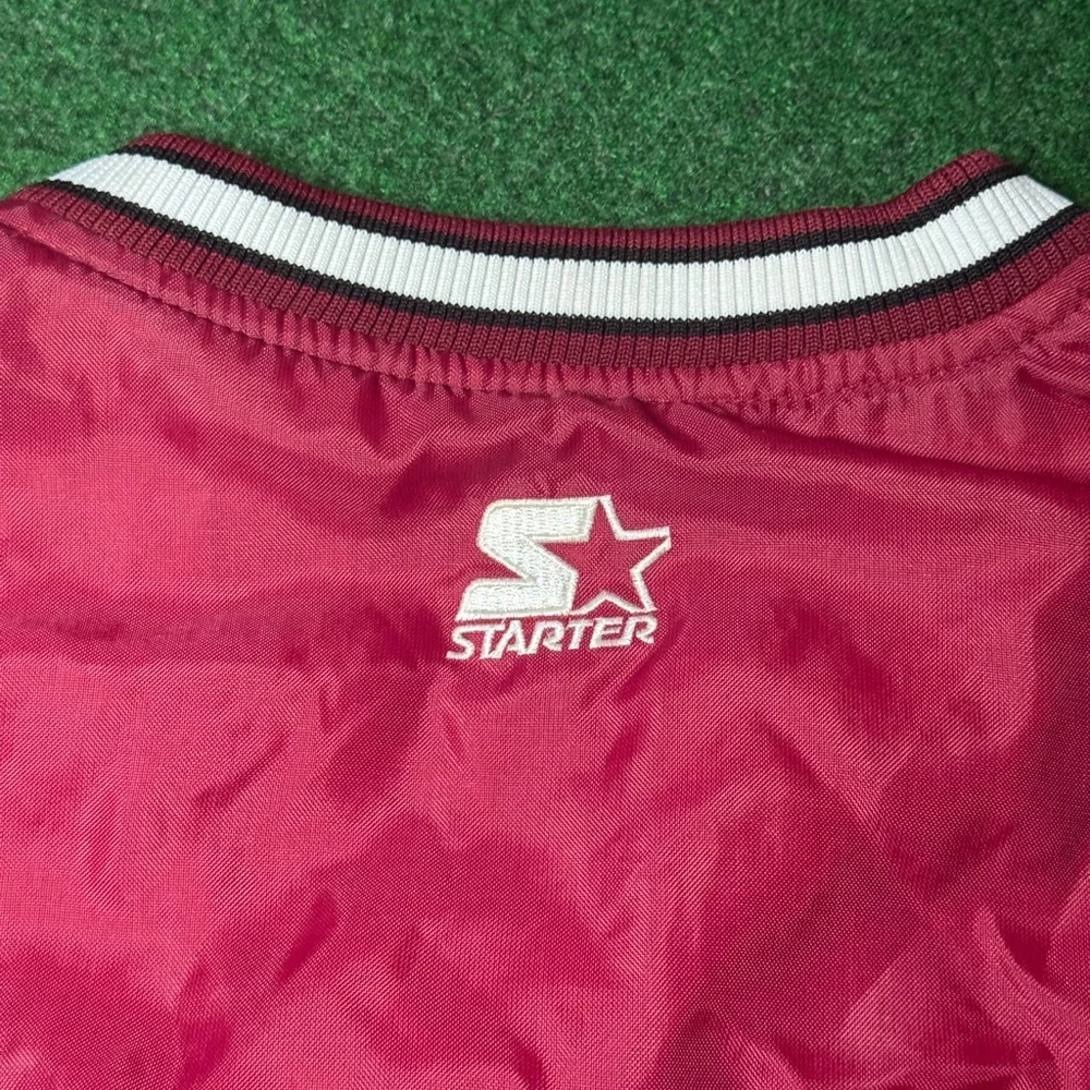 Vintage UMass Minutemen Boston University 90s Starter XXL Windbreaker Jacket